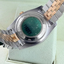 Load image into Gallery viewer, 36mm Rolex 116233 Datejust Silver Dial Jubilee Box Papers + caseback sticker!
