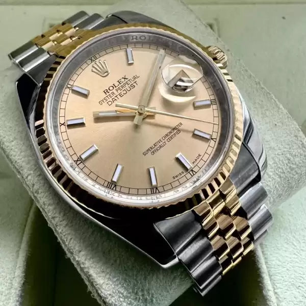 36mm Rolex Datejust 116233 Two Tone Jubilee - Box / Service Papers