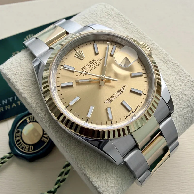 36mm Rolex Datejust II 126233 Two Tone Gold Dial - Box + Papers