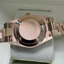 Load image into Gallery viewer, 36mm Rolex President Gold 118238 Box Papers - Tropical Pink Diamond Dial
