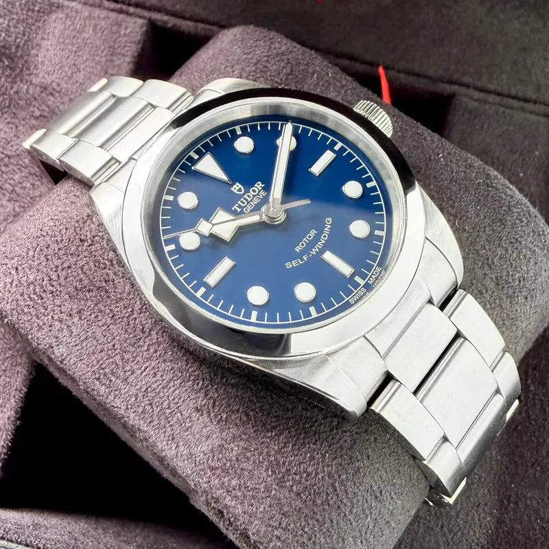 36mm Tudor Black Back 36 Blue Dial 79500 – Box / Papers + Receipt