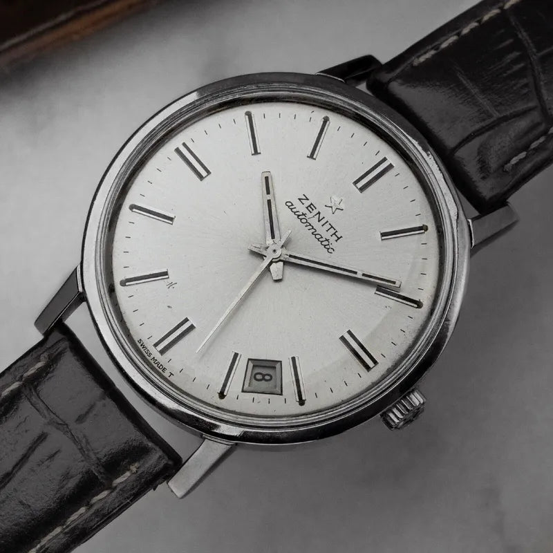 36mm Vintage Zenith Automatic 1209 Stainless Steel