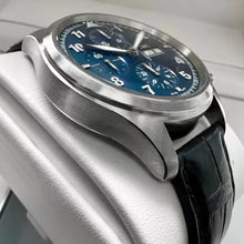 Load image into Gallery viewer, IWC Pilot Spitfire Blue Dial 371712 - Box and Papers - Laureus Sport for Good

