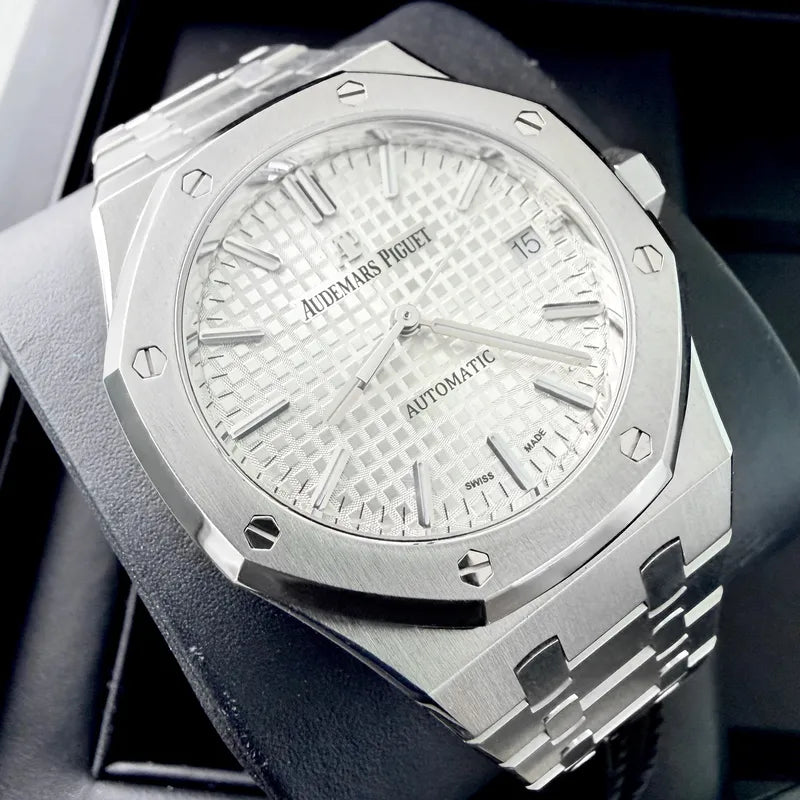 37mm Audemars Piguet Royal Oak 15450ST – Box and Papers - Serviced!