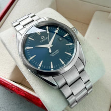 Load image into Gallery viewer, 39mm Omega Seamster blue dial 25178000 - Box and Papers
