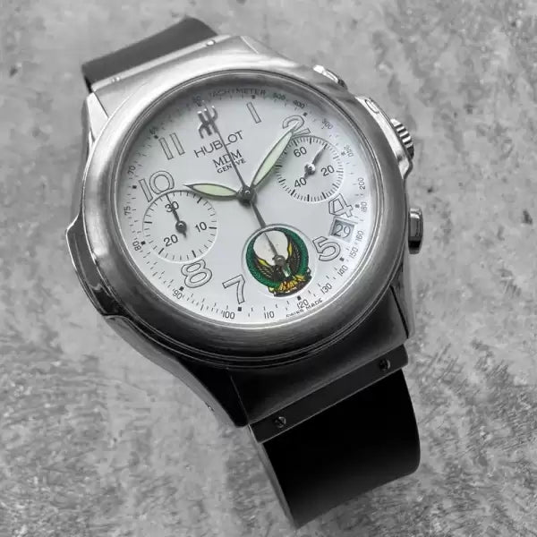 40mm Hublot MDM Chronograph 1810.1 - Box - UAE Military Logo Dial