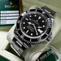 40mm Rolex Submariner 16610 – Box Papers + Bezel Protector! - SEL +No Holes Cas