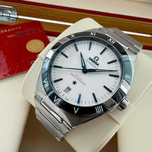 Load image into Gallery viewer, 41mm Omega Constellation Steel Master Blue 13130412104001 Box + papers
