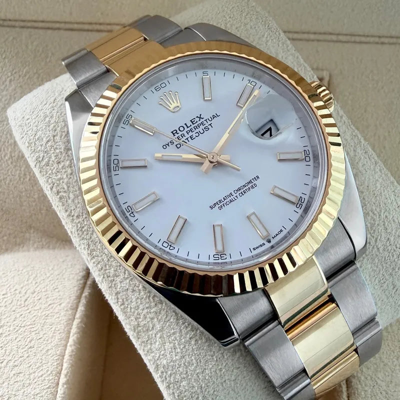 41mm Rolex Datejust 126333 Two Tone Ivory White Dial - Box + Papers