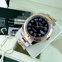 Load image into Gallery viewer, 41mm Rolex Datejust II 116333 Two Tone Black Arabic Numerals Dial - Box + Papers
