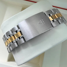 Load image into Gallery viewer, 41mm Tudor 23013 Classic Day Date Linen Dial - Box Papers + Caseback sticker!

