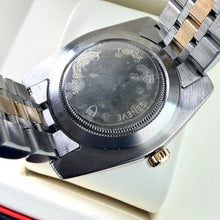 Load image into Gallery viewer, 41mm Tudor 23013 Classic Day Date Linen Dial - Box Papers + Caseback sticker!
