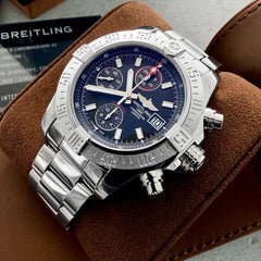 43mm Breitling Avenger black dial A13381 - Box Papers