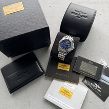 Load image into Gallery viewer, 44 Breitling Galactic 44 A45310 - Box and Papers + Blue Dial
