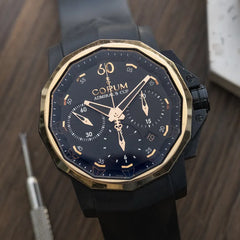 44mm Corum Admiral's Cup 753.803.03/0371 - solid 18k Gold bezel