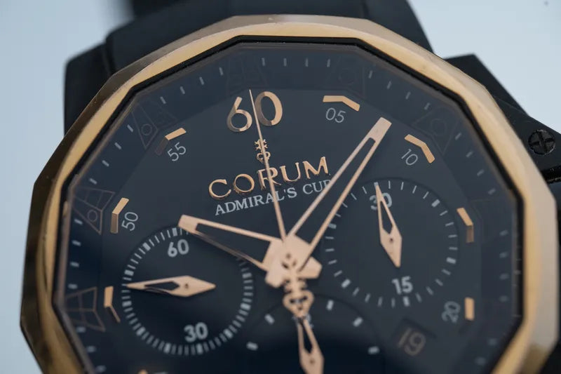 44mm Corum Admiral's Cup 753.803.03/0371 - solid 18k Gold bezel
