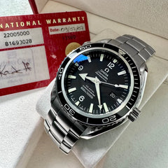 45.5mm Omega Seamaster Planet Ocean Stainless 22005000 - Box Papers Serviced