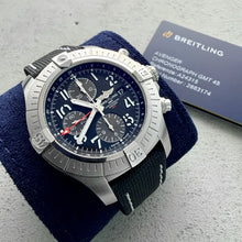 Load image into Gallery viewer, 45mm Breitling GMT Avenger Black dial A24315 - Box Papers - Warranty to 2028
