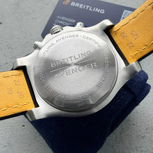 Load image into Gallery viewer, 45mm Breitling GMT Avenger Black dial A24315 - Box Papers - Warranty to 2028
