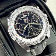 48mm Breitling Bentley Chronograph Automatic A44362 Box and Papers + Extra Strap