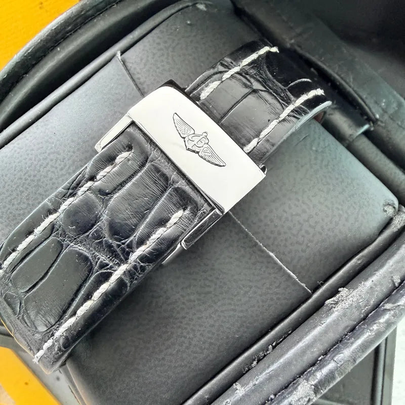 48mm Breitling Bentley Chronograph Automatic A44362 Box and Papers + Extra Strap