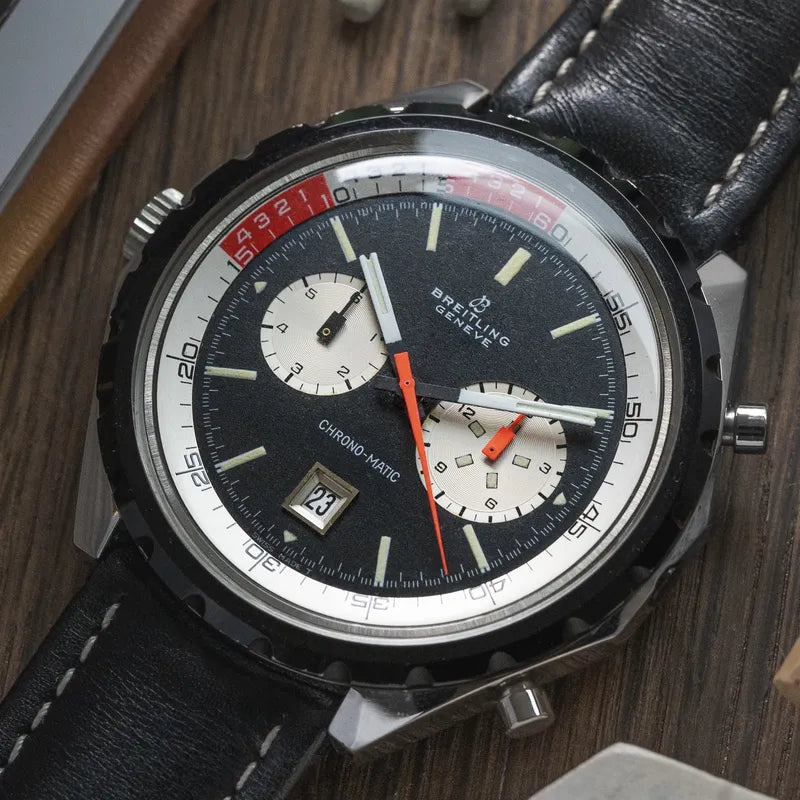 48mm Vintage Breitling Chrono-Matic Cal 11 Movement - 7651 Yachting