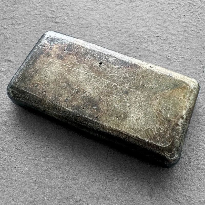 5 oz Engelhard .999 Silver Poured bar - Attractive!