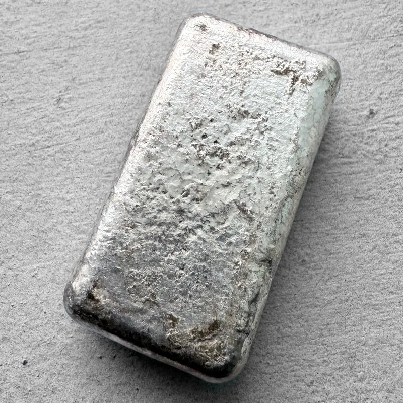 5 oz Johnson Matthey .999 Silver Poured bar