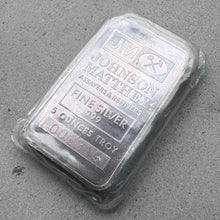 Load image into Gallery viewer, 5 oz Johnson Matthey .999 Silver Sealed bar - TD bank Toronto Dominion Bank
