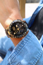 Load image into Gallery viewer, Ulysse Nardin El Toro Black Rose gold 326-03 Box Papers - GMT Perpetual Calendar
