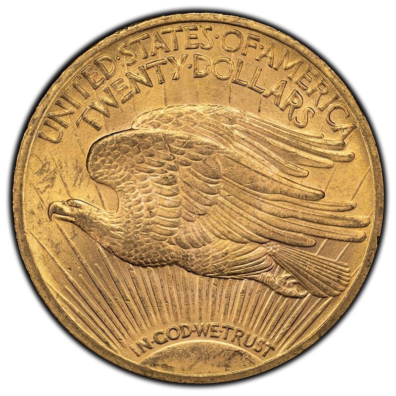 1910 United States $20 Liberty Double Eagle Gold Coin - Attractive!