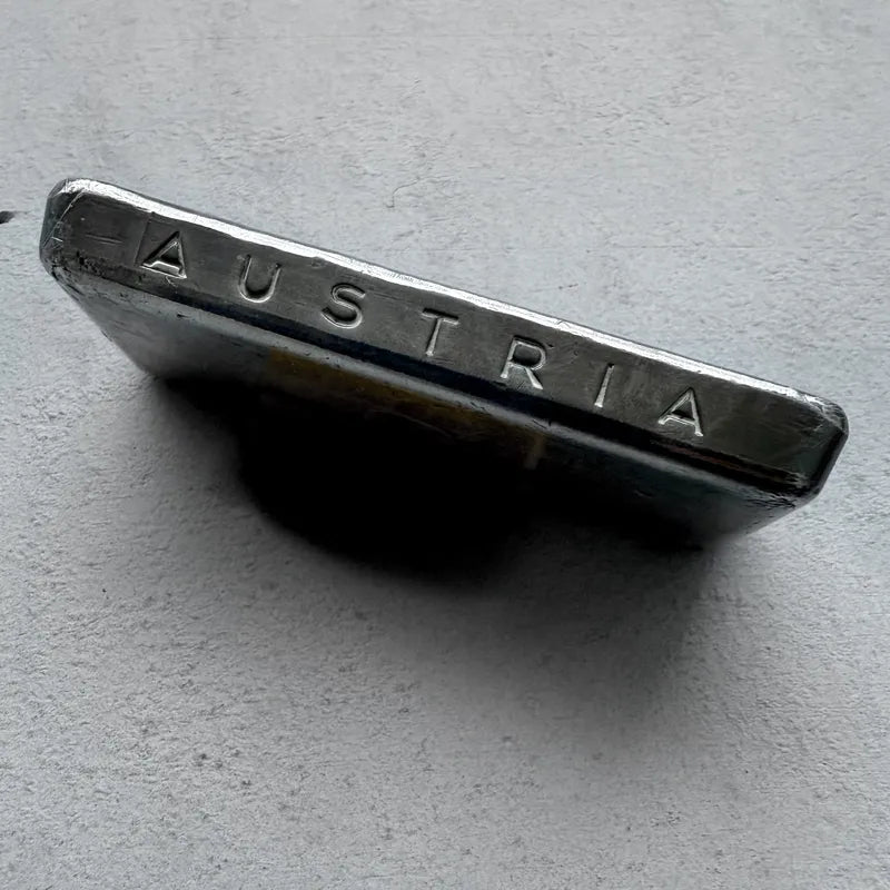 Austria Österreich Raiffeisen 1/2 Kilo .999 Silver poured Bar 500 Gram