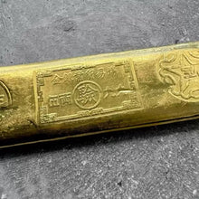 Load image into Gallery viewer, China Biscuit Gold Poured 5 Tael 187.5 Gram .999+ Pure Bar - Po Sang Hong Kong
