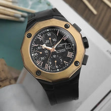 Load image into Gallery viewer, Baume Mercier 43mm Riviera Chronograph 8712  Solid 18K gold Bezel
