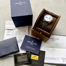 Load image into Gallery viewer, Breitling 42mm B01 Premier Chronograph AB0118 Panda Dial - Box + Papers
