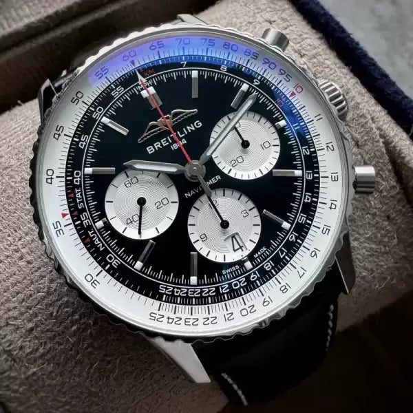 Breitling 43mm Navitimer 1 B01 Automatic AB0138 Box Papers