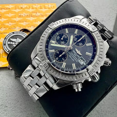 Breitling Chronomat Evolution A13356 - Box and Papers + Grey Dial