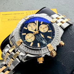Breitling Chronomat Evolution Two Tone B13356 - B1335611 -  Box + Papers