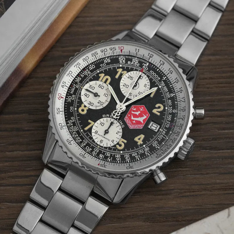 Breitling Navitimer Snowbirds Stainless Steel A13022 - Scarce Breitling bracelet
