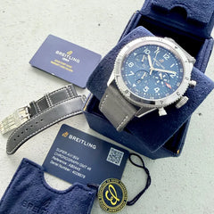 Breitling Super Avi AB0445 Chronograph GMT 46 - Box + Papers - Warranty to 2027