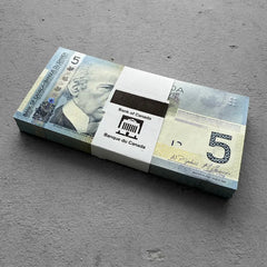 Bundle Canada $5 Notes 100 consecutive - With Bank of Canada Wrapper!