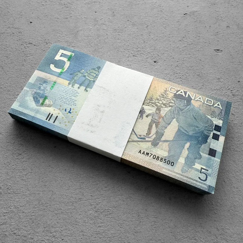 Bundle Canada $5 Notes 100 consecutive - With Bank of Canada Wrapper!