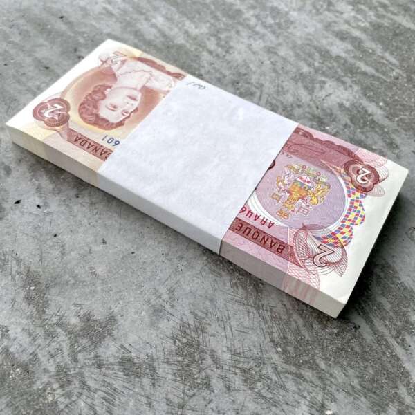 1974 Bundle of $2 Canada Banknotes 100 Consecutive - Very Clean Condition!