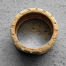 Load image into Gallery viewer, Bvlgari zero 1 B.zero1 Gold Ring 3 Band– 18k Rose 12.4 Grams Size 8.75 / 59
