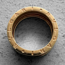 Load image into Gallery viewer, Bvlgari zero 1 B.zero1 Gold Ring 3 Band– 18k Rose 12.4 Grams Size 8.75 / 59
