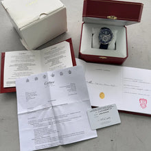 Load image into Gallery viewer, Cartier Calibre blue dial WSCA0010 3729 Box + papers - 2024 Cartier Serviced
