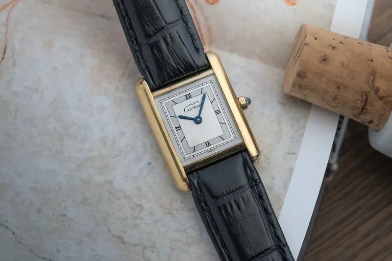 Cartier Must De Cartier Tank 66001 - Stunning dial layout!