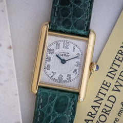 Cartier Must De Cartier Tank dial - Box and Papers
