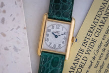 Load image into Gallery viewer, Cartier Must De Cartier Tank dial - Box and Papers
