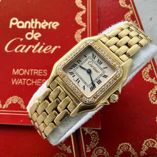 Load image into Gallery viewer, Cartier Panthere 8669 Gold - Box Papers - Factory Diamond Bezel
